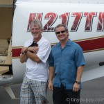 Happy Customer flying In to pick up Birthday Puppy for his wife.